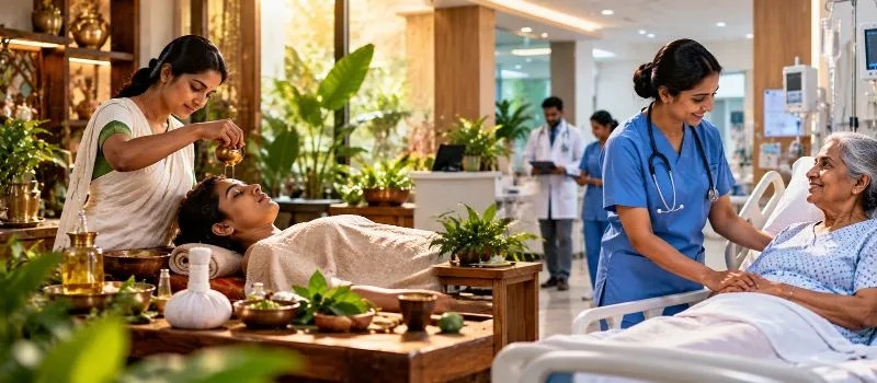 Website development for Ayurvedic centres, wellness clinics and nursing homes in Jamshedpur.