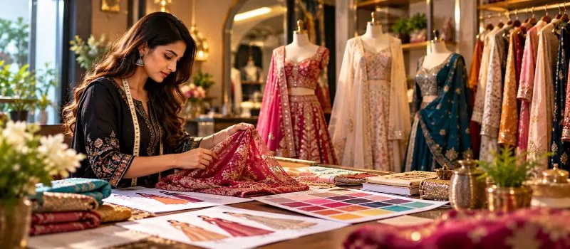 Boutique website development in Jamshedpur showcasing fashion collections and clothing designs.