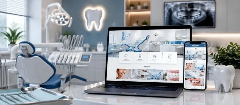 Dental clinic website design in Kadma Jamshedpur