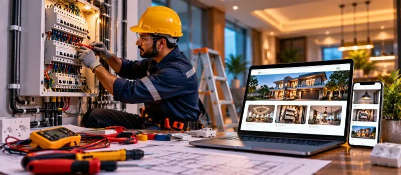 Electrician Website Development in Jamshedpur