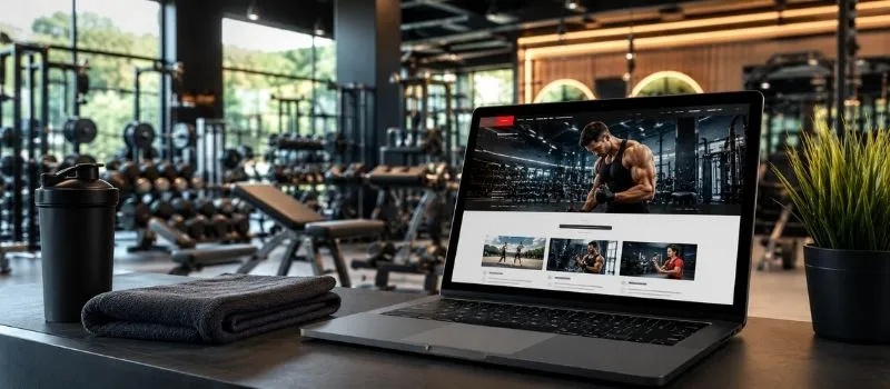 Gym and fitness center website development in Kadma Jamshedpur