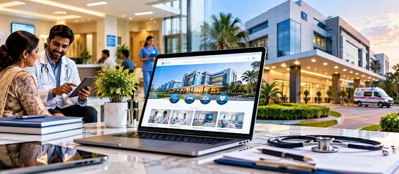 Hospital web development services in Jamshedpur