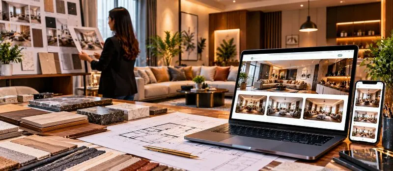 Interior Designer Website Development in Ranchi