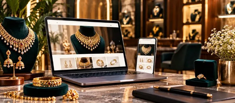 Jewellery shop website developer in Jamshedpur