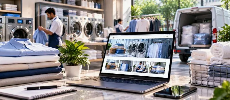 Laundry Website Development in Mango, Jamshedpur