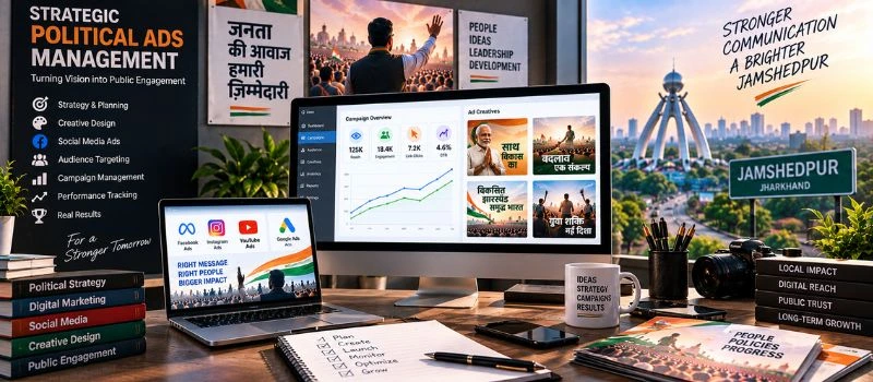Political ads management company in Jamshedpur Jharkhand