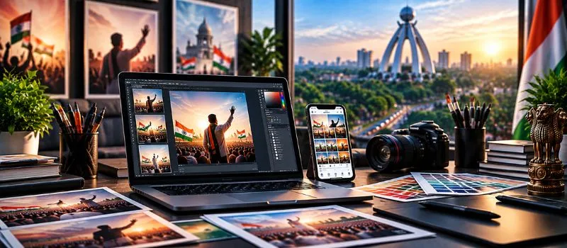Political graphic design services in Jamshedpur and Adityapur