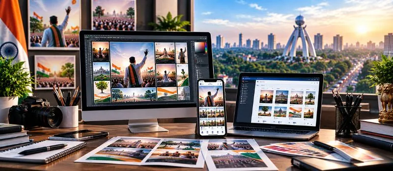 Political social media creative design services in Jamshedpur