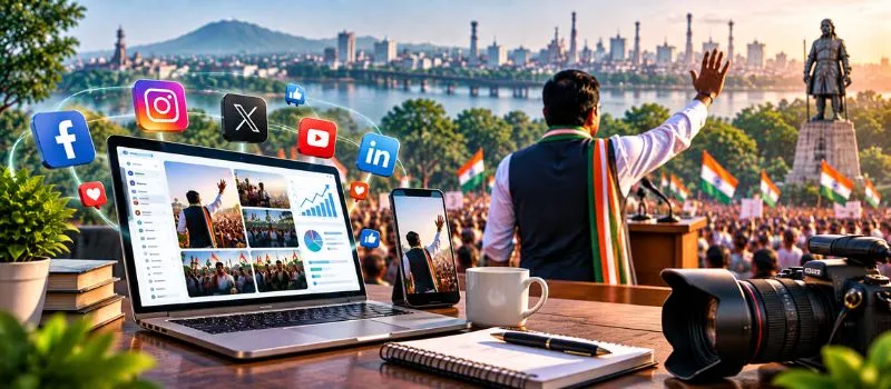 Political social media management services in Dhanbad