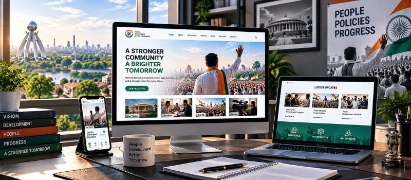Professional website design services for political organizations in Jamshedpur