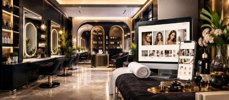 Salon and spa website design services in Sakchi Jamshedpur