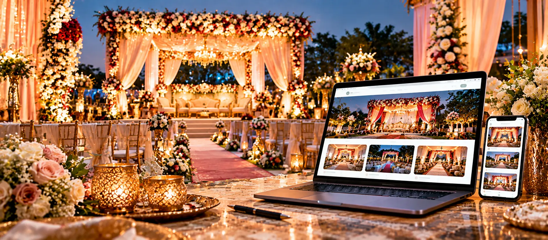 Wedding Decorator Website Development in Jamshedpur