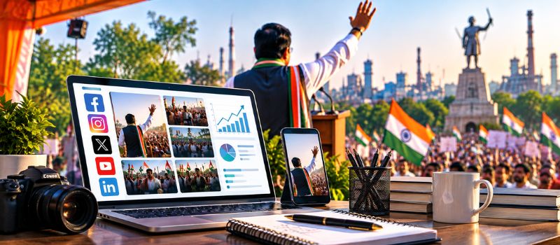 Political social media management company in Jamshedpur